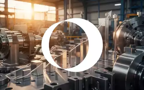 Abstrakte Darstellung industrieller Fertigung und Wachstum durch präzise mechanische Komponenten in warmem Licht. - Foto: über boerse-global.de