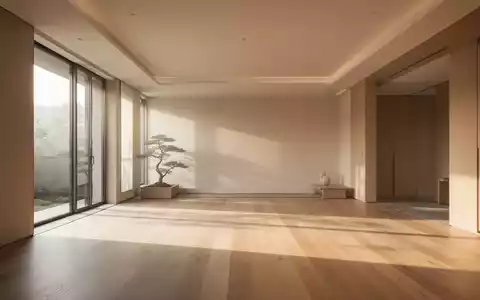 Ein heller, minimalistischer Wohnraum mit leerem Holzboden und natürlichem Licht, der eine offene und ruhige Atmosphäre ausstrahlt. - Foto: über boerse-global.de
