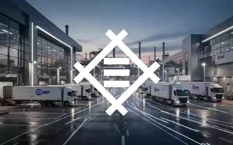 Modernes Logistikzentrum in der Automobilindustrie bei Dämmerung, symbolisiert internationales Investitionswachstum. - Foto: über boerse-global.de