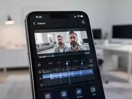 Nahaufnahme eines Smartphone-Bildschirms mit der Videobild-Extraktionsoberfläche in der iOS-Fotos-App. - Foto: über boerse-global.de
