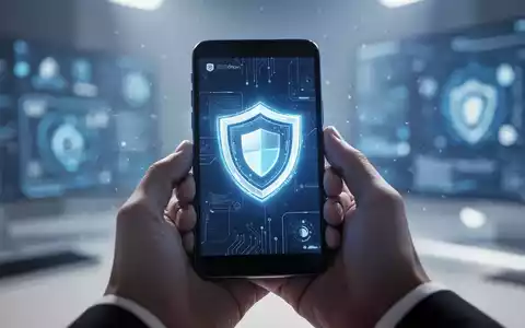 Modernes Android-Smartphone mit digitalem Sicherheitsschild auf dem Display als Symbol für Betrugsschutz. - Foto: über boerse-global.de