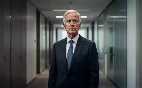 Nachdenklicher Manager in einem modernen Büroflur, symbolisiert die berufliche Neuorientierung. - Foto: über boerse-global.de