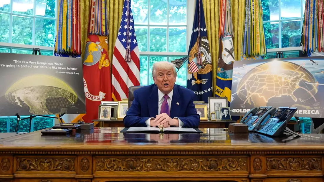 Lässt Donald Trump weitere US-Atomwaffen in Europa stationieren? Experten halten dies für ein realistisches Szenario. (Archivbild) - Bild: Alex Brandon/AP/dpa
