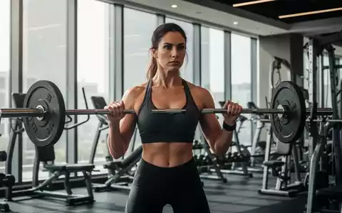 Eine athletische Frau beim Krafttraining in einem modernen Fitnessstudio, symbolisch für eine körperliche Transformation. - Foto: über boerse-global.de