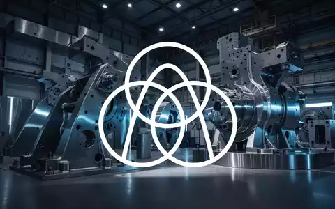 Abstrakte Darstellung moderner industrieller Fertigung mit Fokus auf Metallstrukturen und professionellem Lichtdesign. - Foto: über boerse-global.de