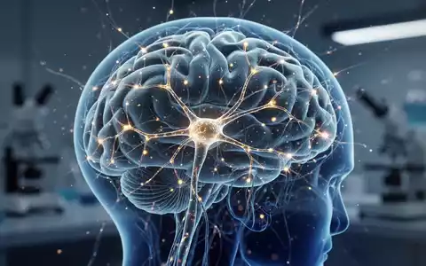 Abstraktes Modell eines neuronalen Netzwerks im menschlichen Gehirn, das die molekularen Prozesse bei Alzheimer darstellt. - Foto: über boerse-global.de