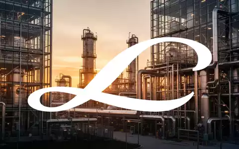 Abstrakte Darstellung einer modernen Industrieanlage bei Sonnenuntergang als Symbol für wirtschaftliches Wachstum. - Foto: über boerse-global.de