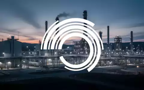 Abstrakte Darstellung einer modernen Industrieanlage für Energieerzeugung in einer atmosphärischen Landschaft. - Foto: über boerse-global.de
