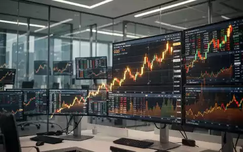 Digitale Finanzcharts mit steigenden Goldpreistrends auf einem modernen Handelsbildschirm. - Foto: über boerse-global.de