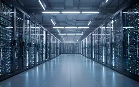 Modernes Rechenzentrum mit leuchtenden Server-Racks als Symbol für massive Investitionen der Tech-Giganten. - Foto: über boerse-global.de