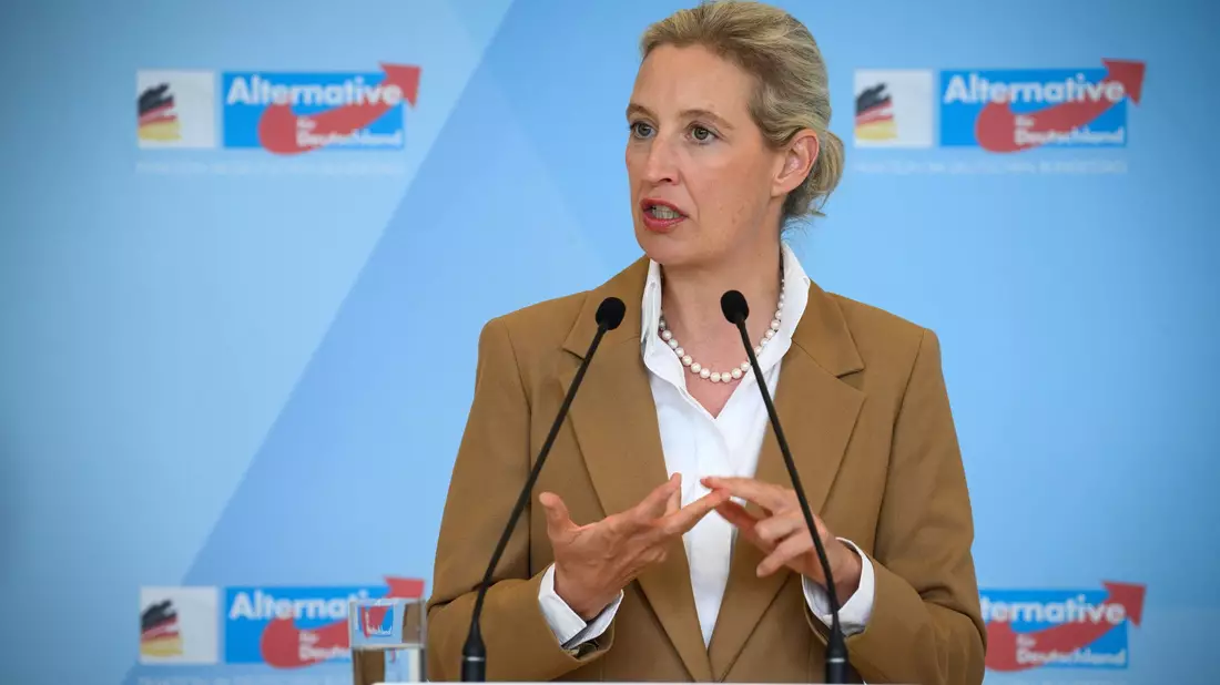 AfD-Chefin Weidel stellt das Schengen-Abkommen infrage. (Archivbild) - Bild: Bernd von Jutrczenka/dpa