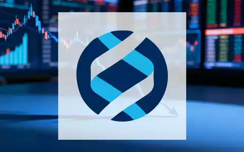 Abstrakte Darstellung eines fallenden Aktienmarktes mit kühler Beleuchtung und verschwommener Finanzgrafik. - Foto: über boerse-global.de