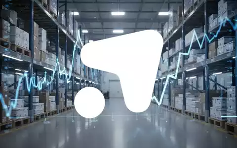 Abstrakte Darstellung eines modernen pharmazeutischen Logistikzentrums mit kühler, professioneller Beleuchtung. - Foto: über boerse-global.de