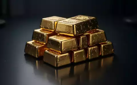 Ein Stapel Goldbarren vor einem dunklen, reflektierenden Hintergrund. - Foto: über boerse-global.de
