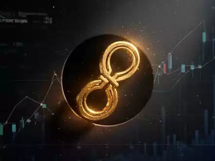 Abstrakte Darstellung von Finanzreserven mit einem Tether-Symbol und schwindender Lichtquelle. - Foto: über boerse-global.de