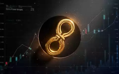Abstrakte Darstellung von Finanzreserven mit einem Tether-Symbol und schwindender Lichtquelle. - Foto: über boerse-global.de