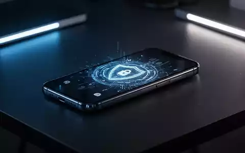 Modernes Smartphone auf einem Schreibtisch als Symbol für digitale Sicherheit und Datenschutz. - Foto: über boerse-global.de