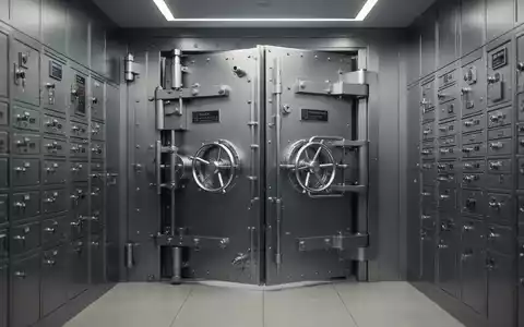 Ein moderner, schwer gesicherter Tresorraum einer Bank mit zahlreichen Schließfächern in einer professionellen Umgebung. - Foto: über boerse-global.de