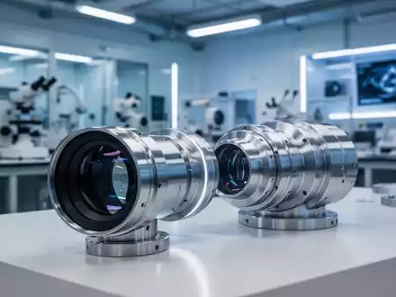 Hochmoderne optische Technologiekomponenten in einem industriellen Labor mit professioneller Beleuchtung. - Foto: über boerse-global.de
