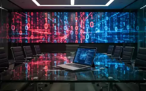 Modernes Konferenzzimmer mit digitalen Datenströmen auf Bildschirmen als Symbol für strategisches Krisenmanagement. - Foto: über boerse-global.de