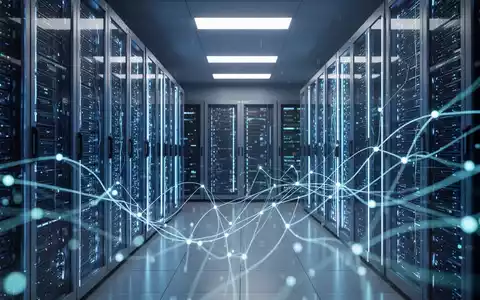 Moderner digitaler Bankenserverraum, der den globalen Übergang zur Zahlungsinfrastruktur der nächsten Generation darstellt. - Foto: über boerse-global.de