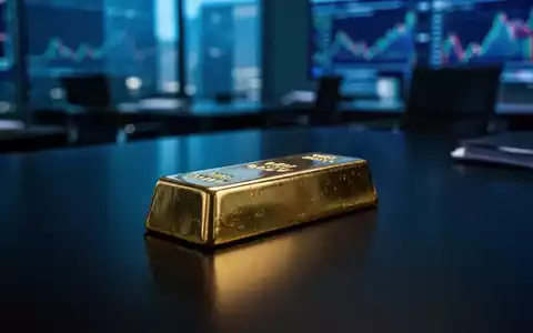 Goldbarren auf dunkler, reflektierender Oberfläche vor verschwommenem Finanzhintergrund - Foto: über boerse-global.de