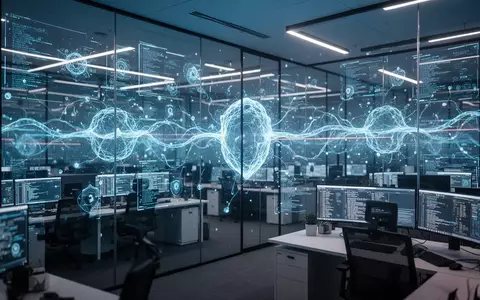 Digitale Visualisierung von KI-Sicherheitsstrukturen und Datenströmen in einem modernen Kontrollzentrum. - Foto: über boerse-global.de