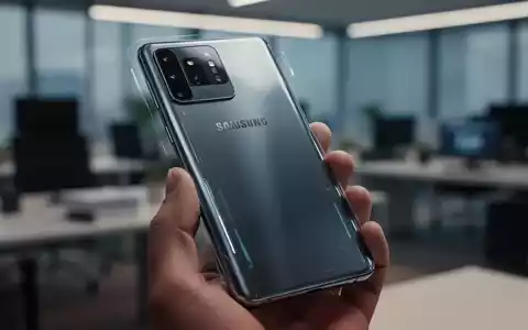 Nahaufnahme eines modernen Samsung-Galaxy-Smartphones in einer Hand, das mobile Software-Sicherheitsupdates repräsentiert. - Foto: über boerse-global.de