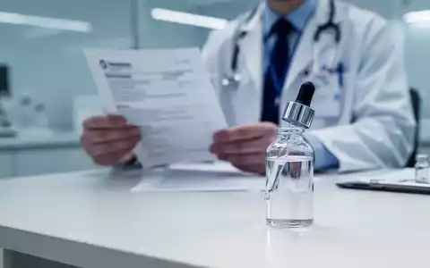 Medizinisches Laborumfeld mit einer Pipettenflasche auf einem Schreibtisch zur Darstellung der Cannabinoid-Therapie. - Foto: über boerse-global.de