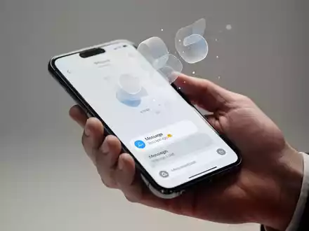 Nahaufnahme eines modernen Smartphones mit Messaging-Oberfläche und erweiterten Kommunikationsfunktionen. - Foto: über boerse-global.de