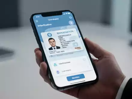 Nahaufnahme eines Smartphones mit digitalem Ausweis in einer Mobile-Wallet-App. - Foto: über boerse-global.de