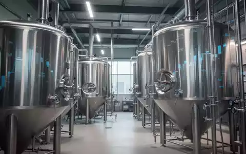Moderne Brauereianlage mit Edelstahltanks in einer professionellen Industrieumgebung. - Foto: über boerse-global.de