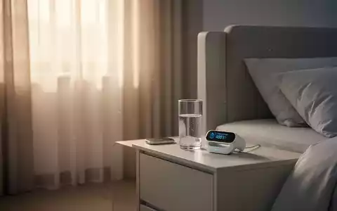 Ein minimalistisch eingerichtetes, helles Schlafzimmer mit modernen Schlaftracking-Geräten in einer ruhigen Atmosphäre. - Foto: über boerse-global.de