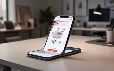 Ein Smartphone mit einem digitalen Warenkorb auf einem modernen Schreibtisch als Symbol für E-Commerce und Online-Shopping. - Foto: über boerse-global.de
