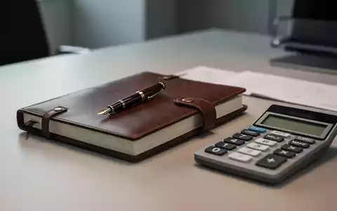 Ein moderner Schreibtisch mit einem Notizbuch, einem Taschenrechner und einem Füllfederhalter als Symbol für Steuerberatung. - Foto: über boerse-global.de