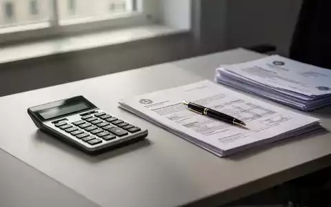 Ein Schreibtisch mit Taschenrechner und Unterlagen, die Finanzthemen und staatliche Leistungen symbolisieren. - Foto: über boerse-global.de