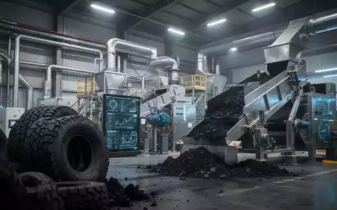 Moderne Industrieanlage für Reifenrecycling und nachhaltige Rohstoffgewinnung - Foto: über boerse-global.de