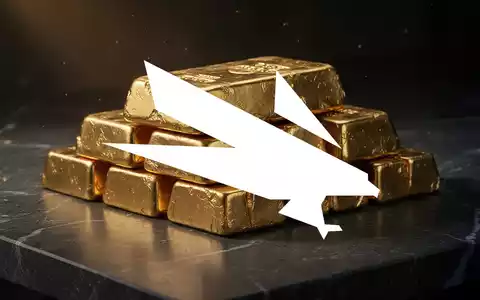Stapel von Goldbarren in einer dunklen, professionellen Finanzumgebung mit atmosphärischer Beleuchtung. - Foto: über boerse-global.de
