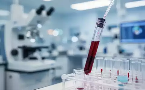Medizinisches Labor mit einer Blutprobe zur Untersuchung von Biomarkern für neurodegenerative Erkrankungen. - Foto: über boerse-global.de