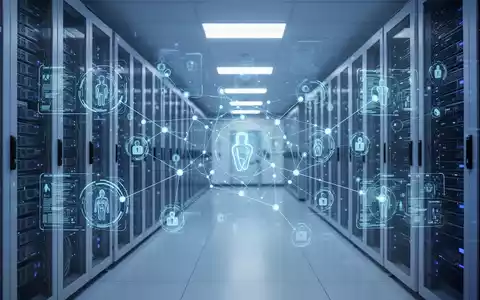 Moderner Krankenhaus-Serverraum mit digitalen holografischen medizinischen Datenvisualisierungen, die die Gesundheitsinfrastruktur darstellen. - Foto: über boerse-global.de