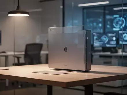Ein moderner, minimalistischer Arbeitsplatz mit einem kompakten High-End-Desktop-Computer auf einem Schreibtisch. - Foto: über boerse-global.de