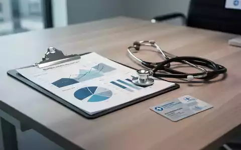 Ein Stethoskop und ein Klemmbrett mit Finanzdiagrammen auf einem Schreibtisch als Symbol für die gesetzliche Krankenversicherung. - Foto: über boerse-global.de