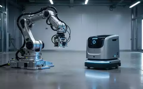 Hochmoderne autonome Industrie- und Haushaltsroboter in einer sicheren, modernen Einrichtung. - Foto: über boerse-global.de