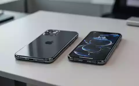 Ein iPhone und ein Android-Smartphone liegen nebeneinander auf einem Schreibtisch, um den Datentransfer zu symbolisieren. - Foto: über boerse-global.de