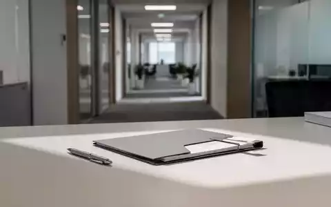 Ein minimalistisch gestalteter Schreibtisch in einem Jobcenter mit Fokus auf Unterlagen und Büroausstattung. - Foto: über boerse-global.de