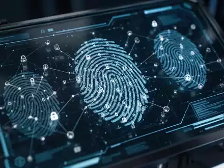 Hochmoderne digitale Schnittstelle für biometrische Identitätsprüfung und sichere Finanzdatenverschlüsselung. - Foto: über boerse-global.de
