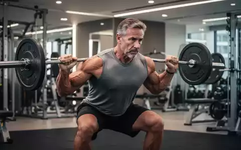 Ein sportlicher Mann in den Vierzigern trainiert konzentriert an einem Fitnessgerät in einem modernen Fitnessstudio. - Foto: über boerse-global.de