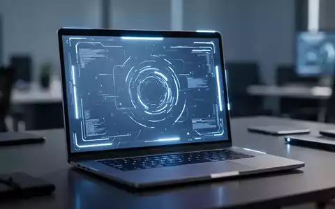 Modernes Laptop mit digitaler Oberfläche für Systemupdates und Softwarewartung. - Foto: über boerse-global.de