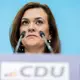 Die neue CDU-Generalsekretärin bezieht Position. - Bild: Christoph Soeder/dpa