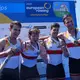 Im Männer-Vierer gab es Bronze für Deutschland.  - Bild: Antonio Calanni/AP/dpa